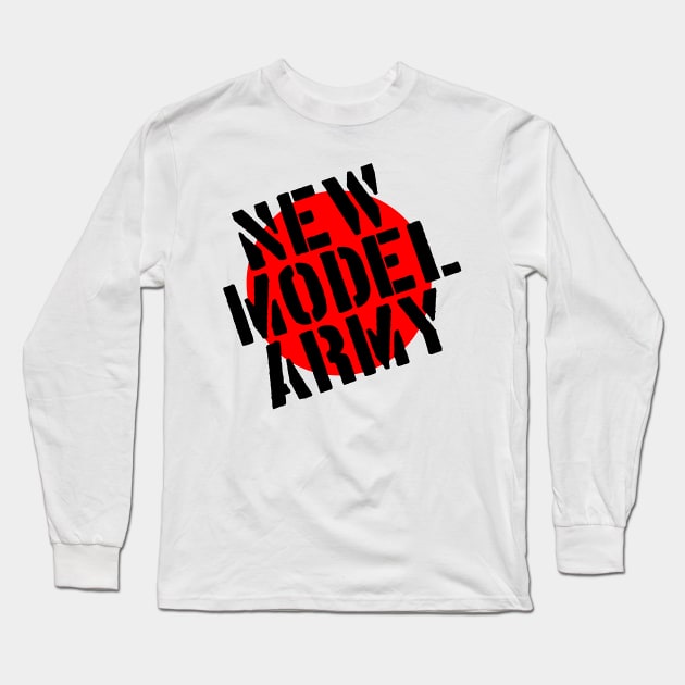 New Model Army Logo. Long Sleeve T-Shirt by OriginalDarkPoetry